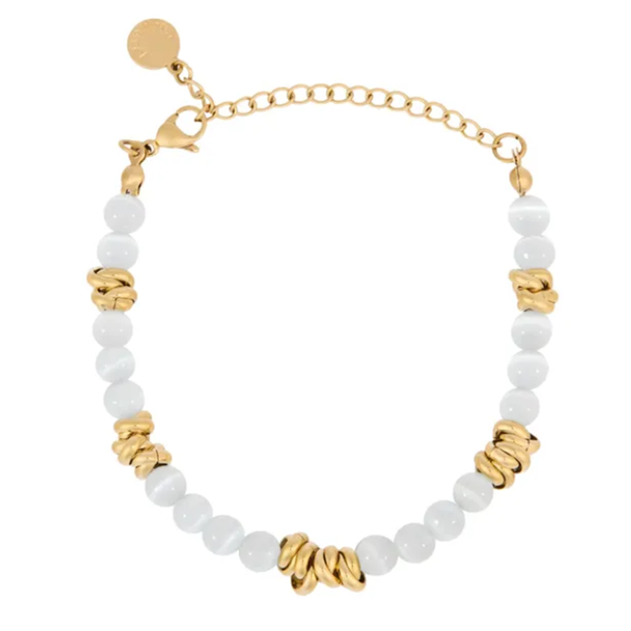 CACHAREL IMOGENE - PULSEIRA BRANCA PARA SENHORA